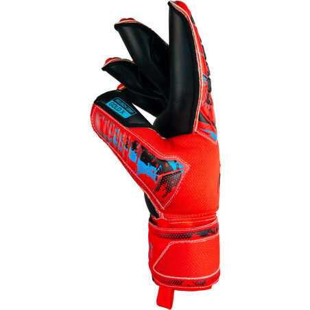 Gants gardien Reusch Attrakt Gold X Evolution Cut Finger Support rouge noir