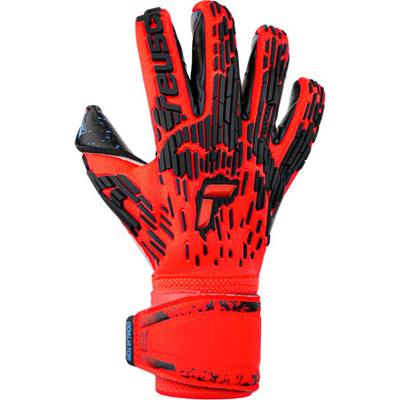 Gants gardien Reusch Attrakt Freegel Fusion Goaliator rouge noir