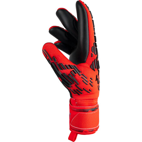 Gants gardien junior Reusch Attrakt Freegel Silver rouge noir