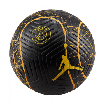 Ballon PSG Strike noir jaune 2022/23