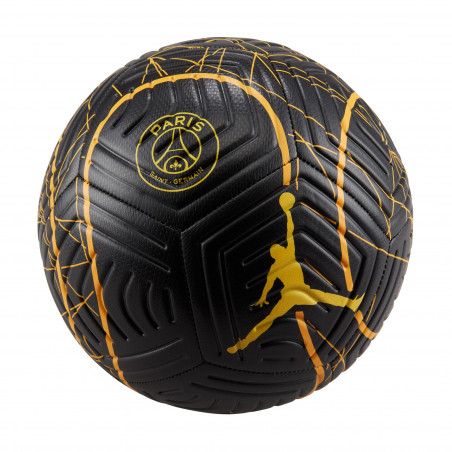 Ballon PSG Strike noir jaune 2022/23