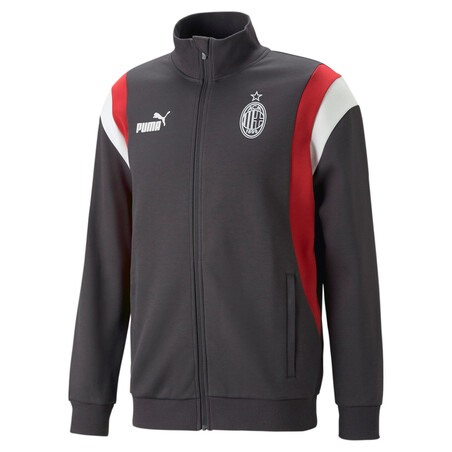 Veste survêtement Milan AC Archive noir rouge 2022/23