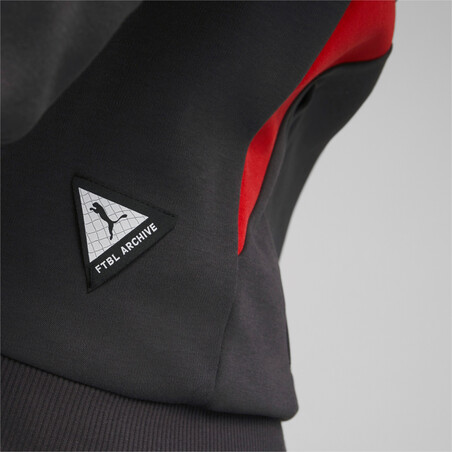Veste survêtement Milan AC Archive noir rouge 2022/23