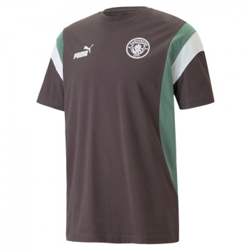 T-shirt Manchester City Archive gris vert 2022/23