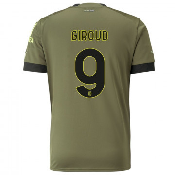 Maillot Giroud Milan AC third 2022/23