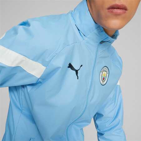 Veste imperméable Manchester City bleu ciel 2022/23