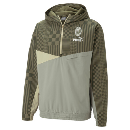Sweat à capuche Milan AC Woven vert 2022/23