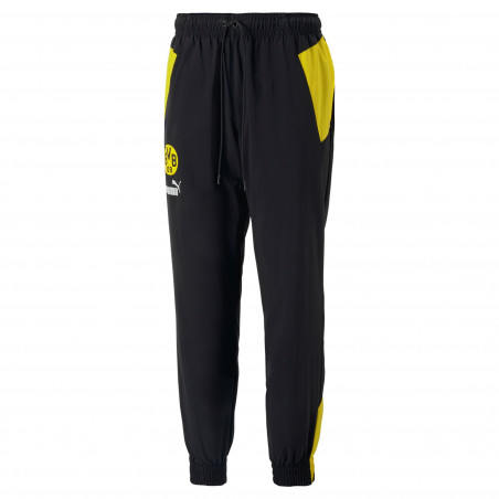Pantalon survêtement Dortmund Woven noir jaune 2022/23