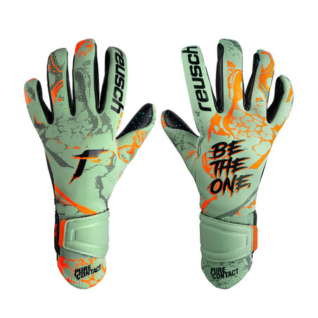 Gants gardien Reusch Pure Contact Fusion vert orange