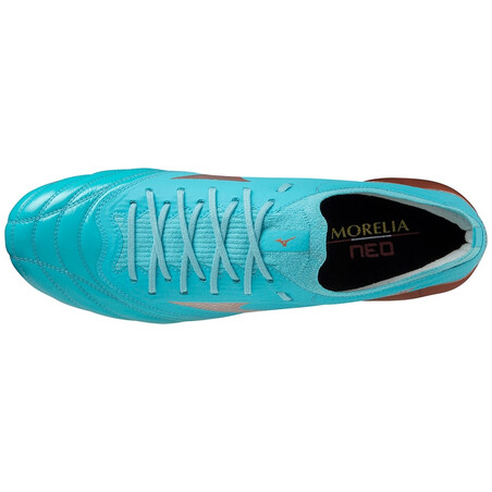 Mizuno Morelia III Beta Elite FG bleu orange