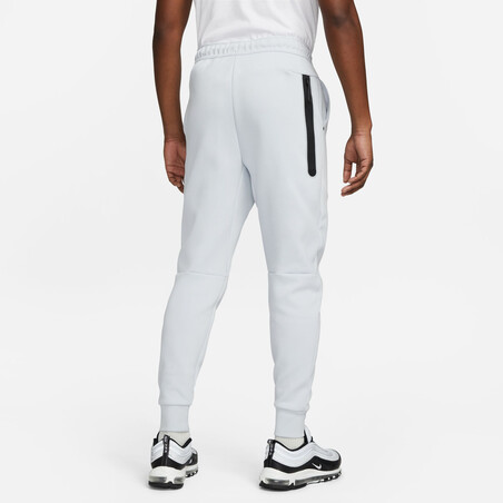 Pantalon survêtement Nike Tech Fleece blanc rose