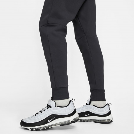 Pantalon survêtement Nike Tech Fleece gris jaune