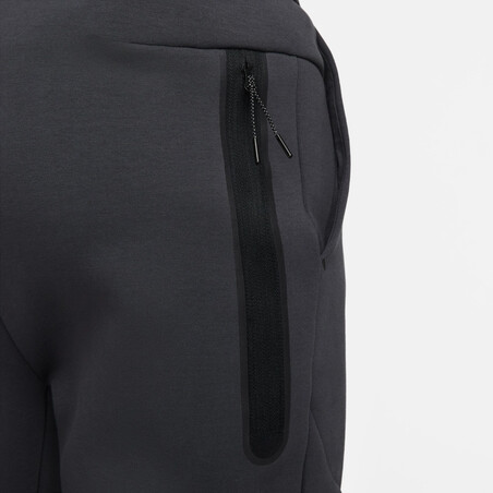 Pantalon survêtement Nike Tech Fleece gris jaune