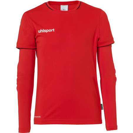 Ensemble gardien junior Uhlsport noir rouge