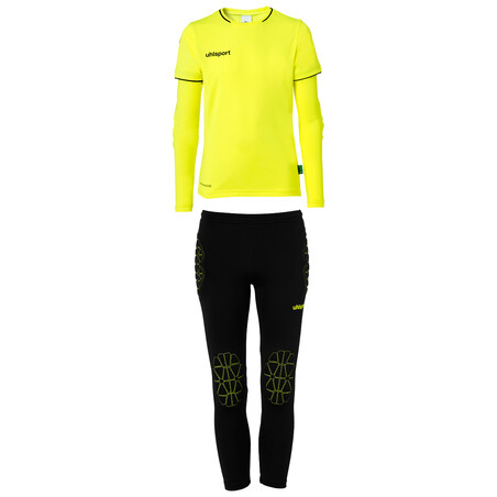 Ensemble gardien junior Uhlsport noir jaune