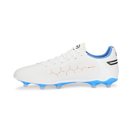 Puma King Pro FG/AG blanc bleu