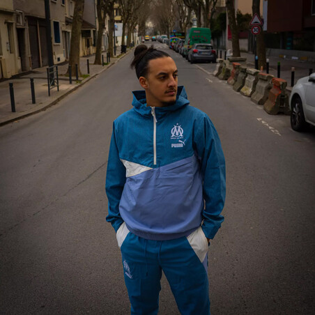 Ensemble survêtement OM Woven bleu gris 2022/23