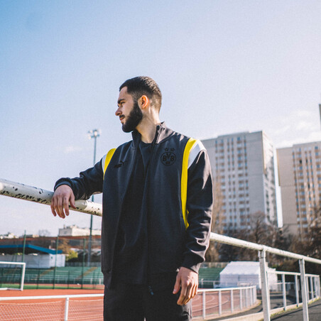 Veste survêtement Dortmund Archive noir jaune 2022/23