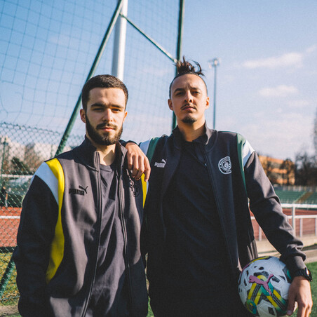 Veste survêtement Manchester City Archive gris vert 2022/23