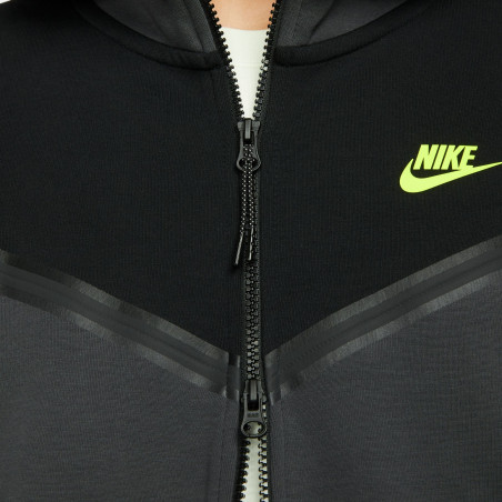 Veste survêtement Nike TechFleece noir gris