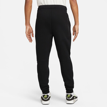 Pantalon survêtement Nike TechFleece noir jaune