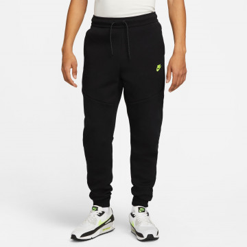 Pantalon survêtement Nike TechFleece noir jaune