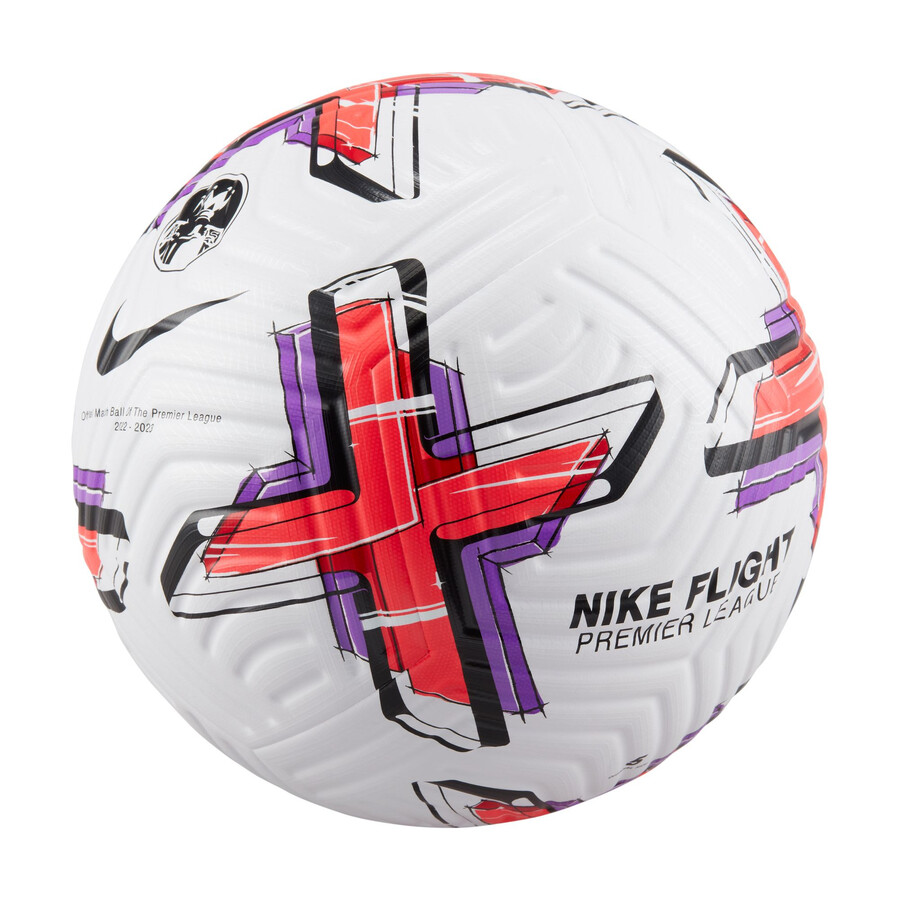 Ballon Nike Premier League Flight blanc rouge 2022/23