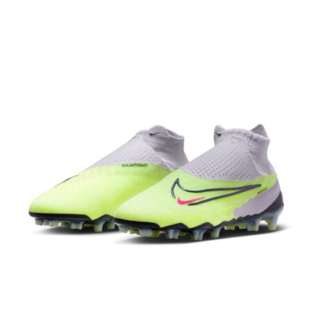 Nike Phantom GX Elite montante FG jaune blanc