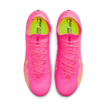 Nike Air Zoom Mercurial Superfly 9 Elite FG rose jaune