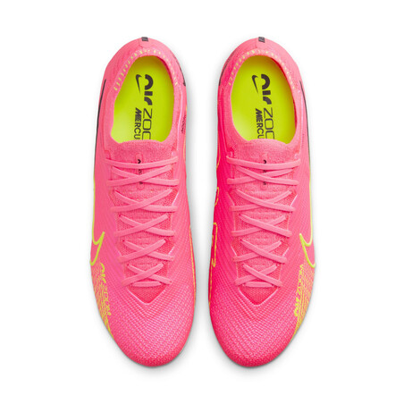 Nike Air Zoom Mercurial Vapor 15 Elite FG rose jaune