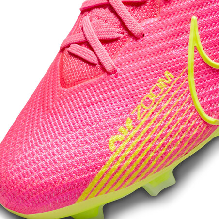 Nike Air Zoom Mercurial Vapor 15 Elite FG rose jaune