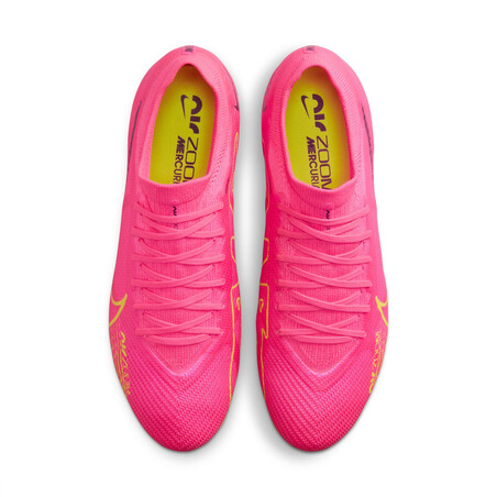 Nike Air Zoom Mercurial Vapor 15 Pro FG rose jaune