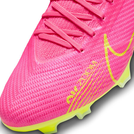 Nike Air Zoom Mercurial Vapor 15 Pro FG rose jaune