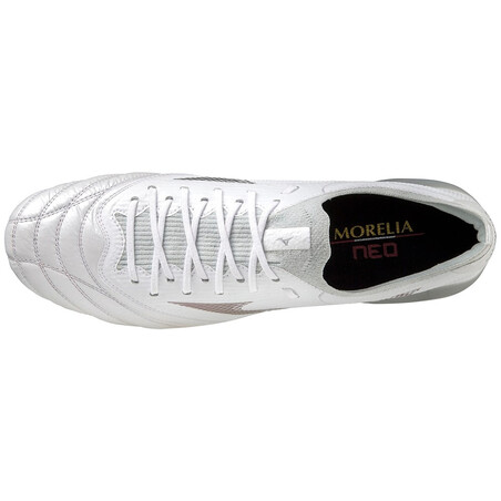 Mizuno Morelia Neo III Beta Elite FG gris or