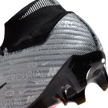 Nike Air Zoom Mercurial Superfly 9 Elite XXV FG gris rose