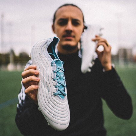 adidas Copa Pure.1 FG blanc bleu