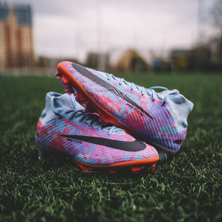 Nike Air Zoom Superfly 9 Dream Speed 6 Elite FG bleu rouge