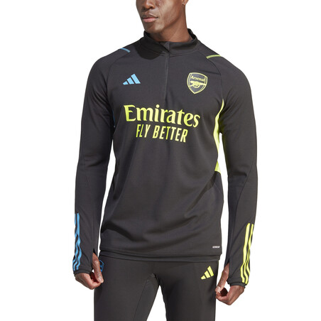 Sweat zippé Arsenal noir bleu 2023/24