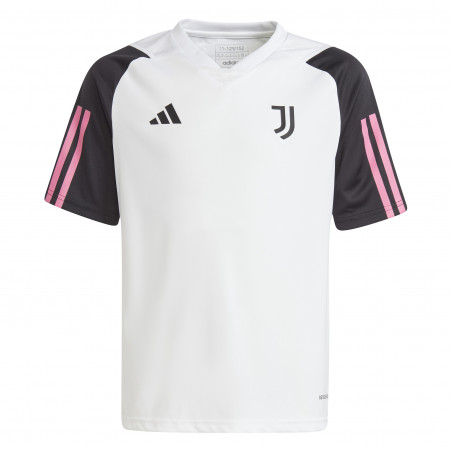 Maillot entraînement junior Juventus blanc rose 2023/24
