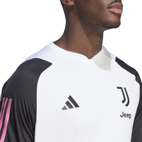 Maillot entraînement Juventus blanc rose 2023/24