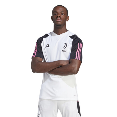 Maillot entraînement Juventus blanc rose 2023/24