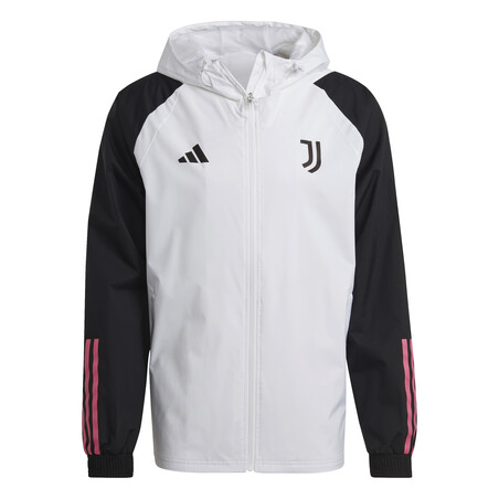 Veste imperméable Juventus blanc rose 2023/24