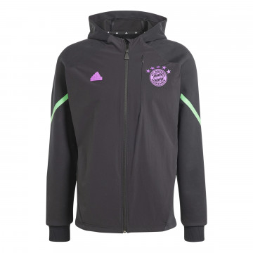 Veste survêtement Bayern Munich Lifestyle noir violet 2023/24