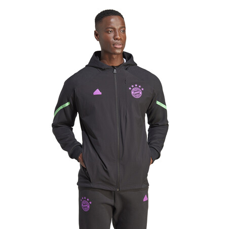 Veste survêtement Bayern Munich Lifestyle noir violet 2023/24