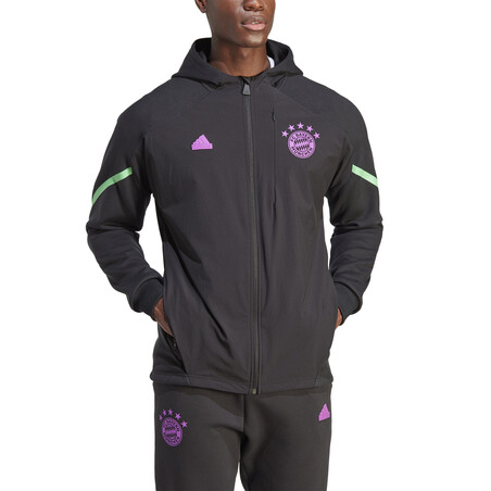 Veste survêtement Bayern Munich Lifestyle noir violet 2023/24