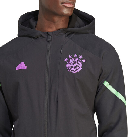 Veste survêtement Bayern Munich Lifestyle noir violet 2023/24