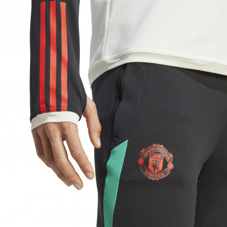 Pantalon survêtement Manchester United noir vert 2023/24