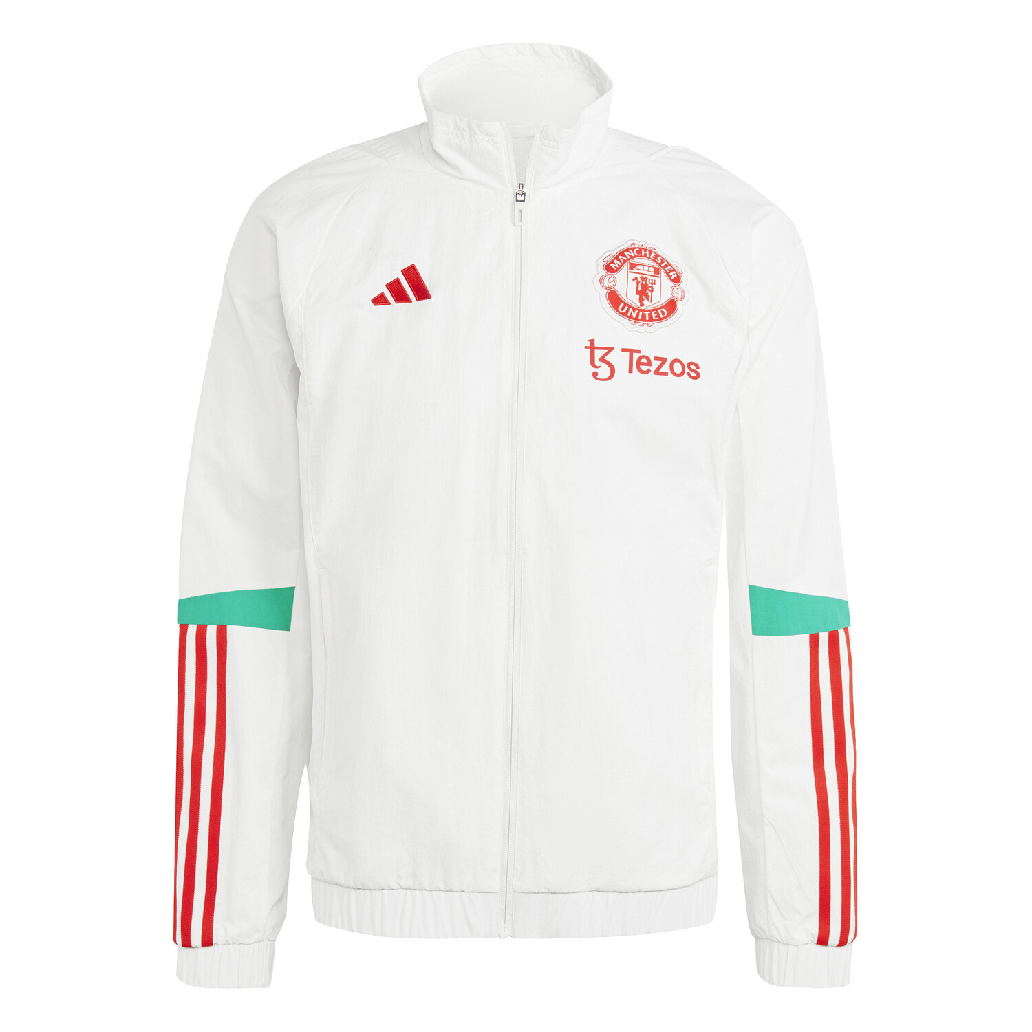 Veste de survêtement Manchester United 2024/2025 - Blanc/Noir