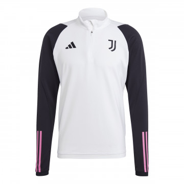 Sweat zippé Juventus blanc rose 2023/24