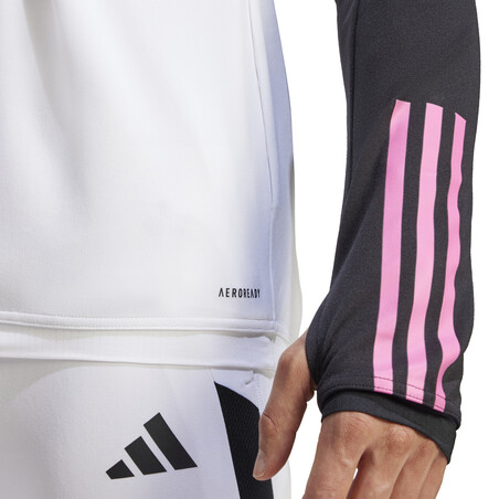 Sweat zippé Juventus blanc rose 2023/24